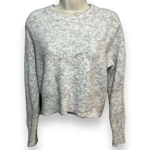 SWEET Republic Women’s Cropped Sweater Cream Size Medium